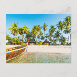Cartão Postal Bungalows do Torista Resort na Praia   Tailândia