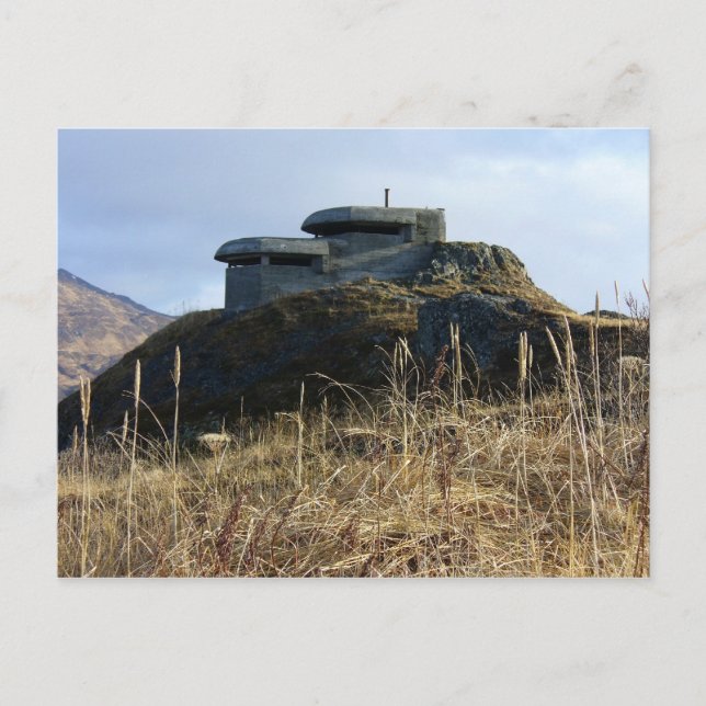 Cartão Postal Bunker Hill, Porto Holandês, Alasca (Frente)