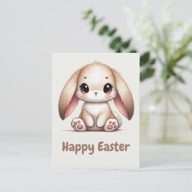 Cartão Postal Bunny Eared Wonder (Em pé/Frente)