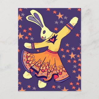 Cartão Postal Bunny Freestyle