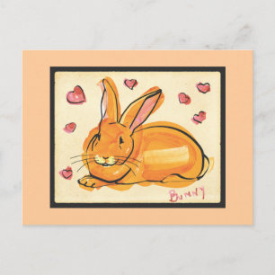 CARTÃO POSTAL BUNNY OF AMVE