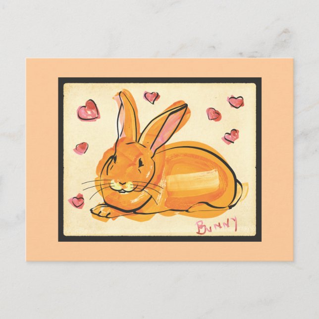 CARTÃO POSTAL BUNNY OF AMVE (Frente)