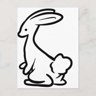 Cartão Postal Bunny Rabbit