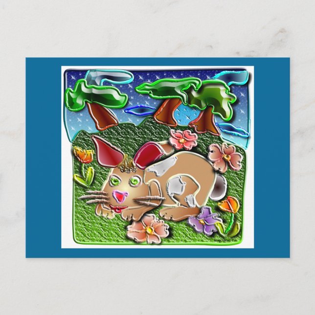 Cartão Postal bunnyhop1 (Frente)