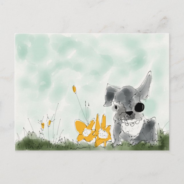 Cartão Postal Bunnykins (Frente)