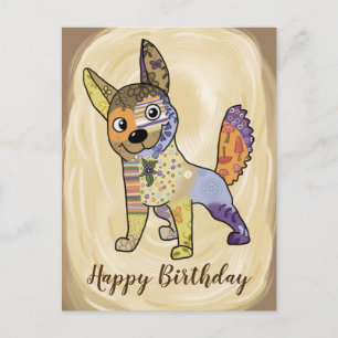 Cartão Postal Bunte Hund