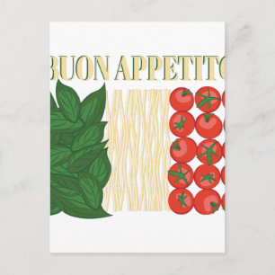 Cartão Postal Buon Appetito