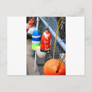 Cartão Postal Buoys on the Fence