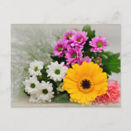 Cartão Postal Buquê das flores