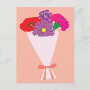 Cartão Postal Buquê de Flores