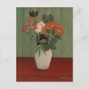 Cartão Postal Buquê de Flores com Astras e Tokyos da China