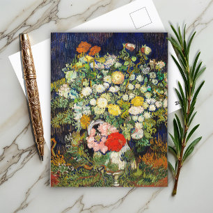 Cartão Postal Buquê de Flores em Vaso por Vincent Van Gogh