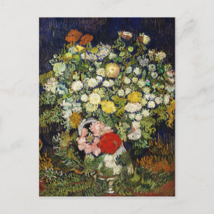 Cartão Postal Buquê de Flores em Vaso por Vincent Van Gogh