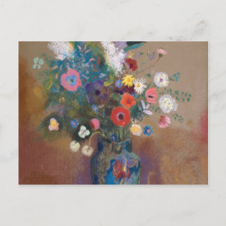 Cartão Postal Buquê de Flores - Odilon Redon