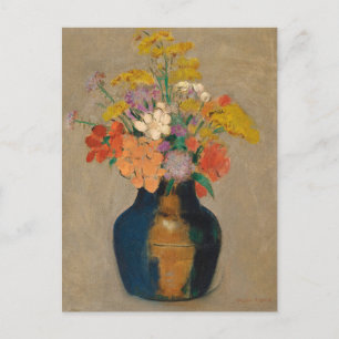 Cartão Postal Buquê de Flores   Odilon Redon