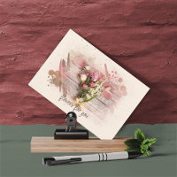 Buquê Floral Amarelo-rosa-d-água