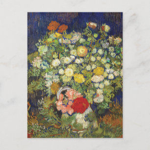 Cartão Postal Buquê Flores van Gogh Belas Arte Ainda Vida