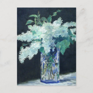 Cartão Postal Buquê Lilac da Vida Estática por Manet Impressioni