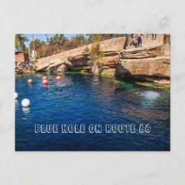 Cartão Postal Buraco Azul na Rota 66