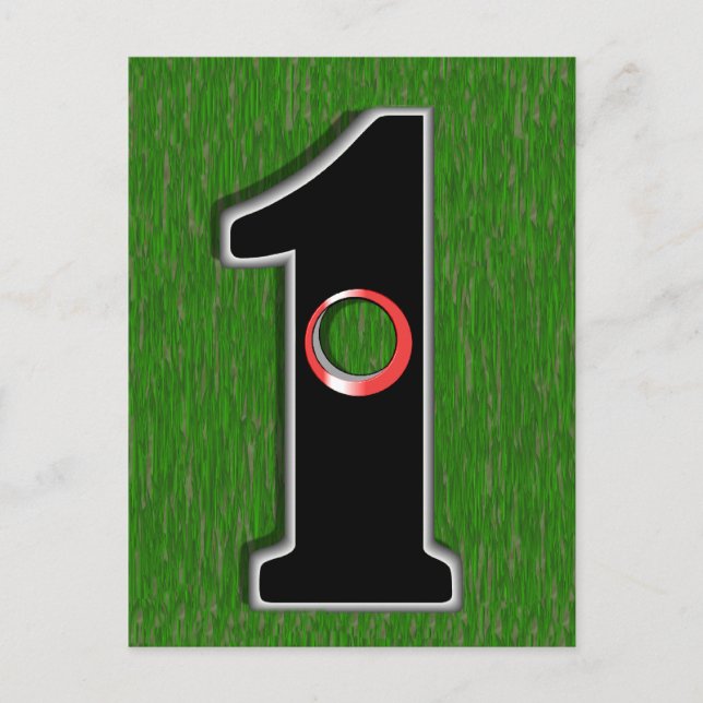 Cartão Postal Buraco Em Um! (Frente)