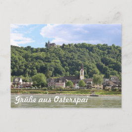 Cartão Postal Burg Osterspai am Rhein