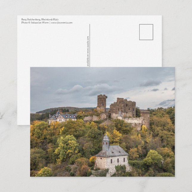 Cartão Postal Burg Reichenberg (Frente/Verso)