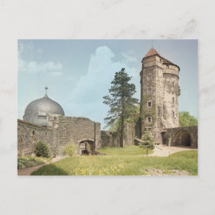 Cartão Postal Burg Stolpen, Torre Cosel