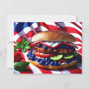Cartão Postal Burger Americano Realmente Desagradável