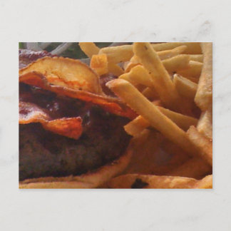 Cartão Postal Burger Postcard