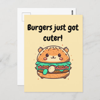Cartão Postal Burgers ficaram mais fofos! - Hamster de Burger Co