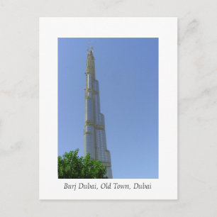 Cartão Postal Burj Dubai, Cidade Antiga, Dubai