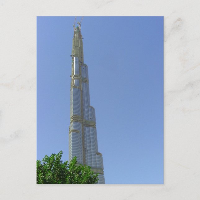 Cartão Postal Burj Dubai, Torre de Dubai, Burj Khalifa (Frente)