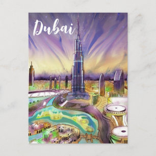 Cartão Postal Burj Khalifa, Cartão-postal Dubai