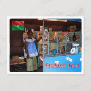 Cartão Postal Burkina Faso - compro Burkina -
