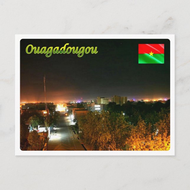 Cartão Postal Burkina Faso - Ouagadougou (Frente)
