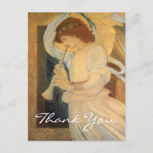 Cartão Postal Burne-Jones' An Angel Tocando Flageolet