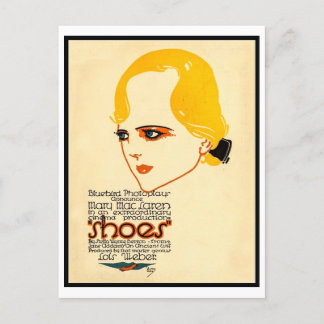 Cartão Postal Burton Rice para o filme "Calçados", 1916