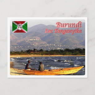 Cartão Postal Burundi - Lac Tanganyika -