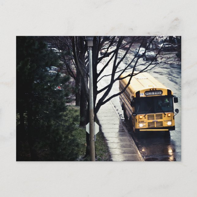 Cartão Postal Bus scolaire (Frente)