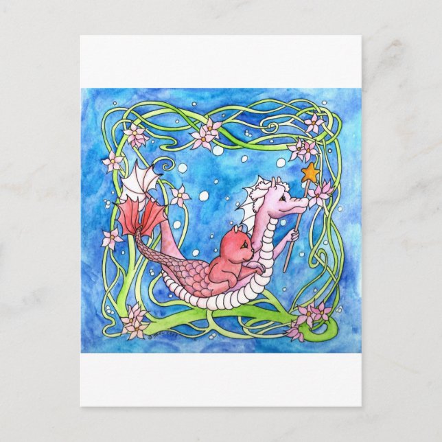 Cartão Postal Busca de Dragões Marítimos (Frente)