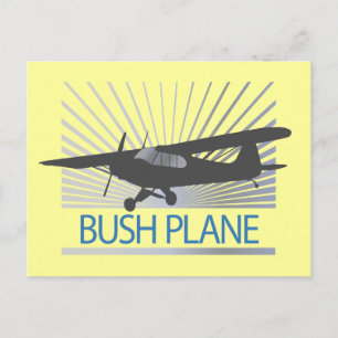 Cartão Postal Bush Plane