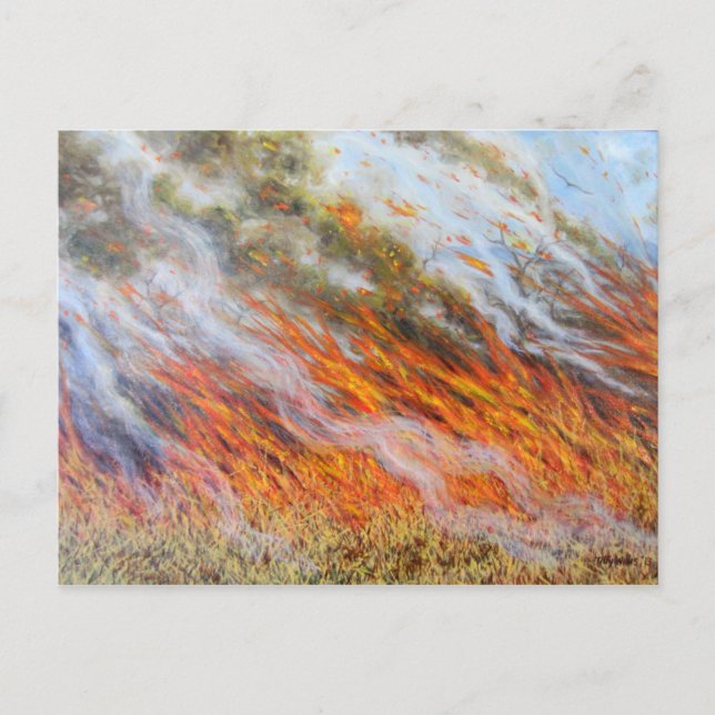 Cartão Postal Bushfire Inferno 2014 (Frente)