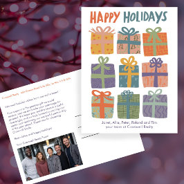 Cartão Postal Business Corporate Christmas Holiday CUSTOM Photo 