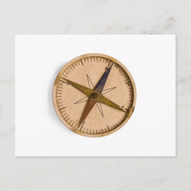 Cartão Postal bússola (Frente)