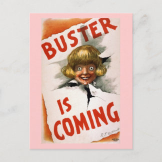 Cartão Postal Buster está chegando ao Poster do Teatro Vintage