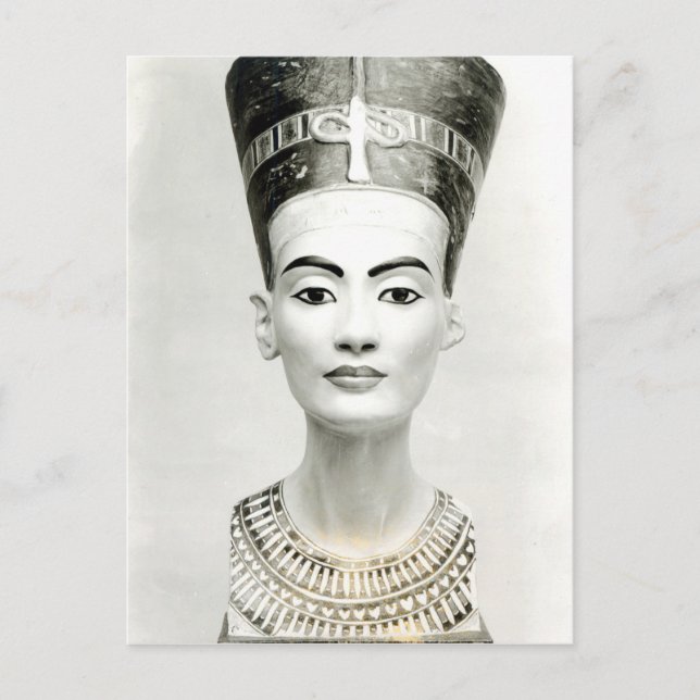 Cartão Postal Busto da Rainha Nefertiti (Frente)