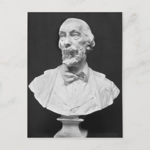 Cartão Postal Busto de Auguste Vacquerie