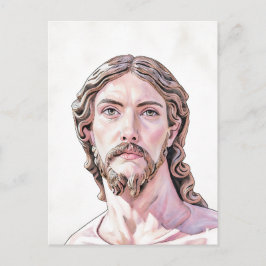 Cartão Postal BUSTO DE CRISTO O SALVADOR por MICHELANGELO 2026_
