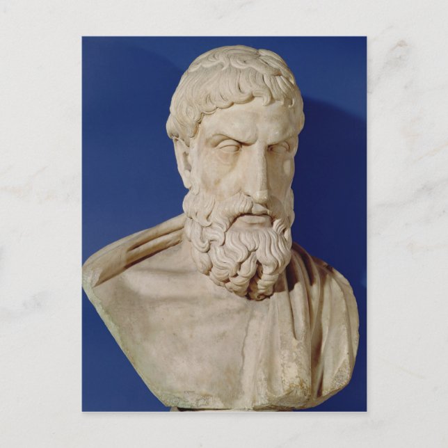 Cartão Postal Busto de Epicurus (Frente)