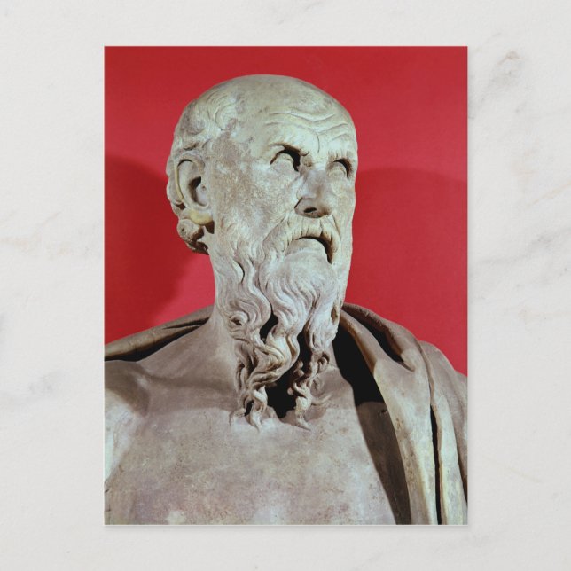 Cartão Postal Busto de Hesiod (Frente)
